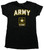 Womens Black Army Shirt Womens Black Army Shirt