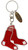 Red Sox Logo Magic Glitter Keychain Red Sox Logo Magic Glitter Keychain