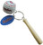 Cleveland Guardians Ball with Bat Keychain Cleveland Guardians Ball with Bat Keychain