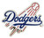 LA Dodgers Ball Pewter Magnet