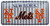 Mets Striped License Plate Magnet