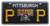 Pittsburgh Pirates Black Foil License Plate Magnet