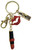 Hollywood Rhinestone Lipstick Keychain