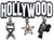 Hollywood 3-Dangle Magnet Chair/Star/Camera