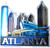Atlanta Foil Magnet Collage Atlanta Foil Magnet Collage