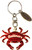 Baltimore Toy Crab Keyring Red