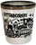Pittsburgh Mini Ceramic Cup with unique drip design – perfect for espresso or decoration.