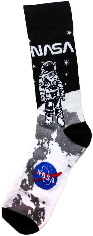 NASA Black & White Astronaut-themed Socks