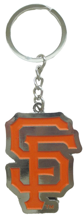 San Francisco Giants Orange 3MM Silver Keychain