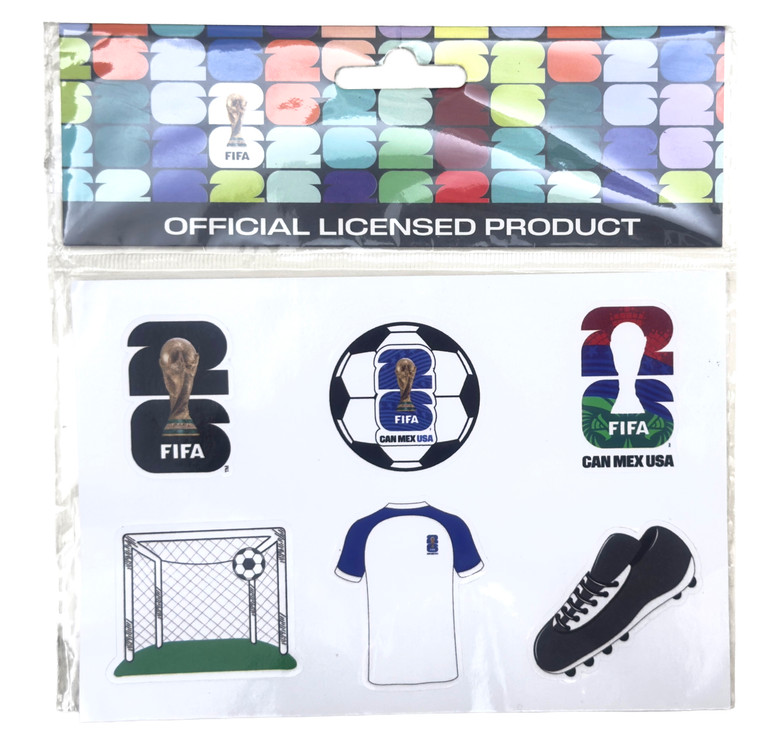 FIFA WORLD CUP 2026 6-PACK STICKERS