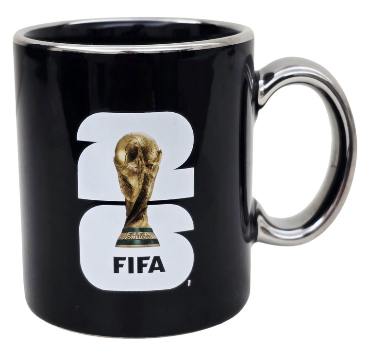 FIFA WORLD CUP 2026 BLACK MINI CUP WITH SILVER