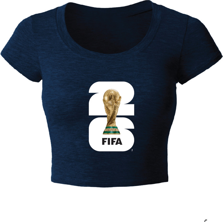 FIFA WORLD CUP 2026 WOMENS CROPTOP BLACK