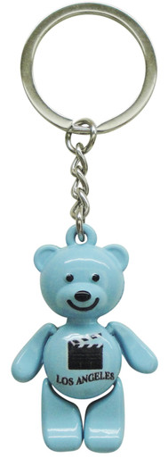 キーホルダー・キーリング teddytales Lena Bear Blue Raincoat Keyring White 69267980016 Keyrings Bears (12-15cm) – TeddyTales