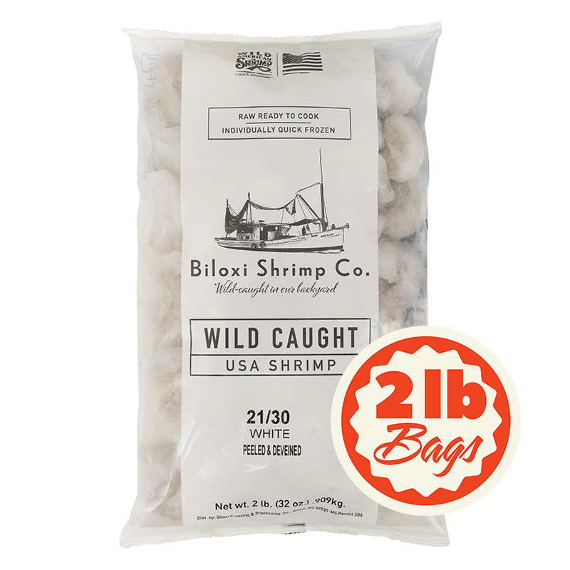 Order Jumbo, Peeled & Deveined Tail-Off Gulf Shrimp in the U.S.
