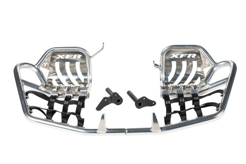 貴重　DIRTY450 4pieces Bar 8inch Suzuki LTR450 2006-2009 Pro Peg II Nerf Bars w/ Heel Guards | XFR