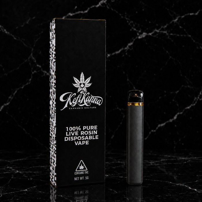 Live Rosin THCa Disposable Vape | .5g | Kefi Kanna
