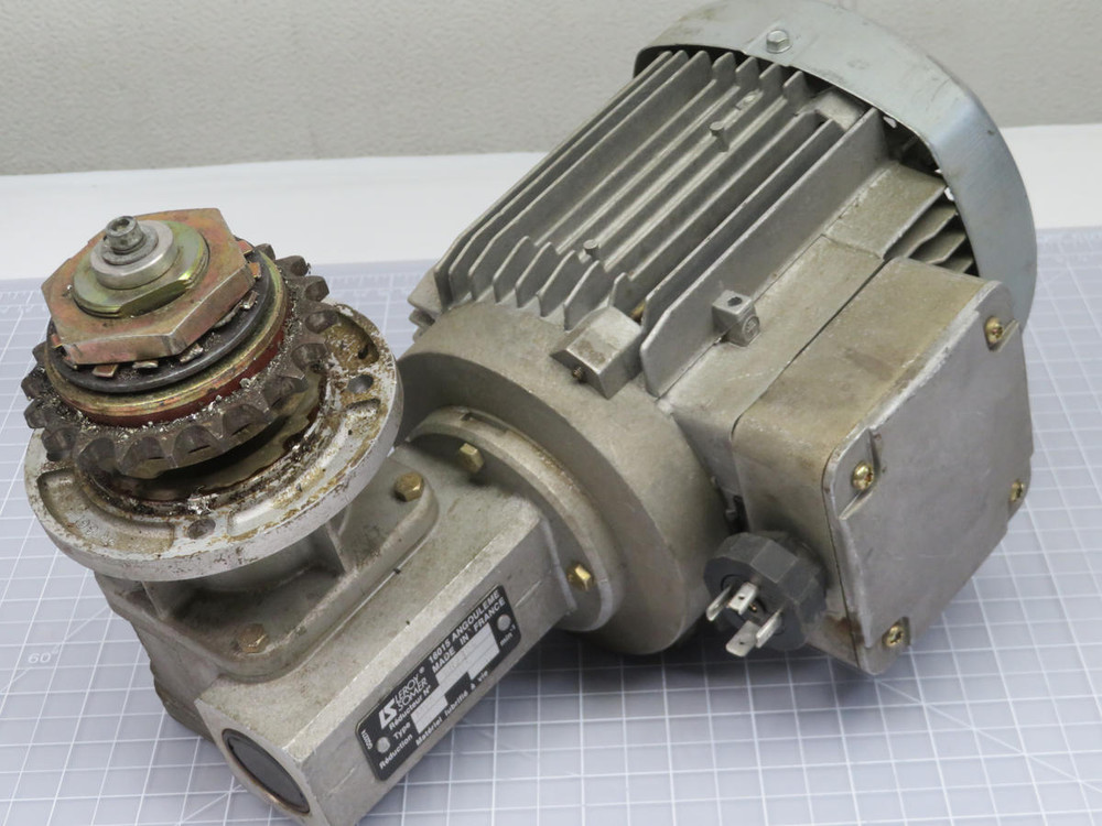 Leroy Somer  MVA M53G  Motor w Gearbox  For Sale