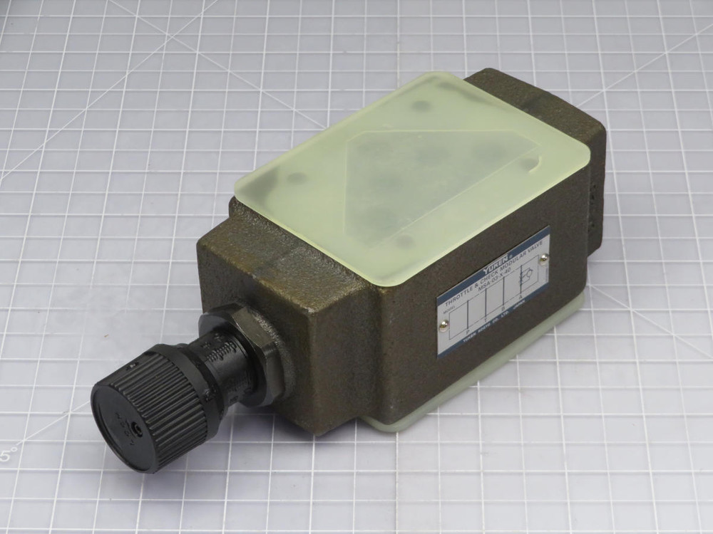 Yuken  MSA-03-X-40  Throttle & Check Modular Valve  For Sale