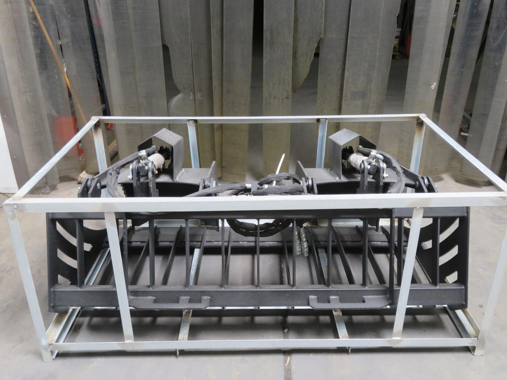 Rock Grapple Bucket 72 In Skid Steer Attachment  For Sale