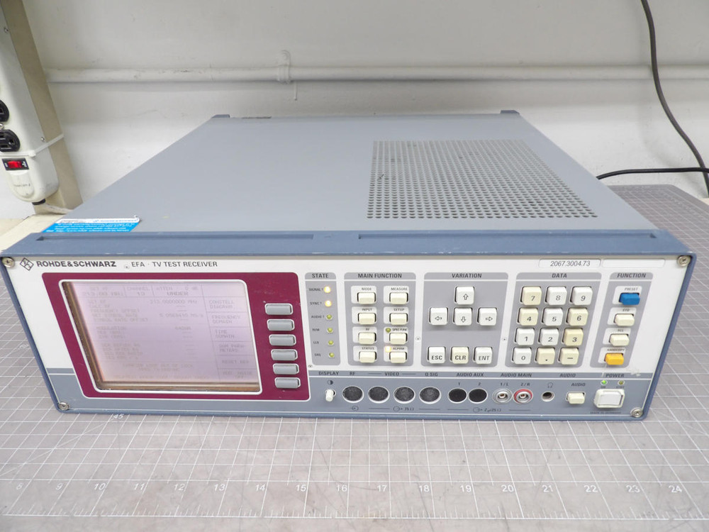 Rohde & Schwarz  2067.3004.73, 2067.3004K73  EFA TV Test Receiver  For Sale