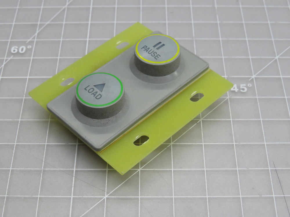 CSI  1132-1   Custom Membrane Keyboard Load/Pause Buttons  For Sale