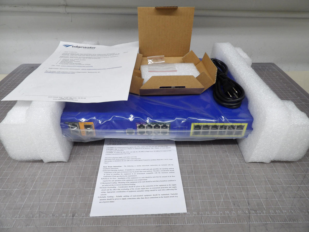 New EDGEWATER NETWORKS 2900APOE-100-0005 2900 SERIES 12-PORT MANAGED ...
