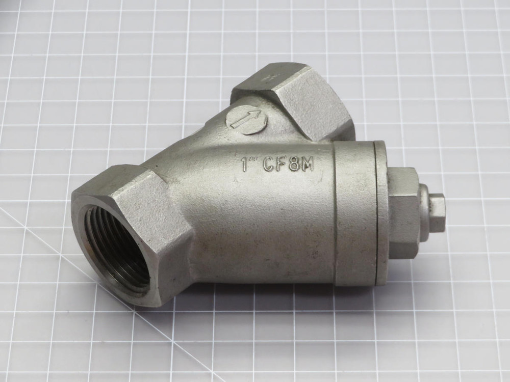 LINGJUN CF8M 800 STAINLESS STEEL 1" WYE STRAINER MESH FILTER VALVE T203760