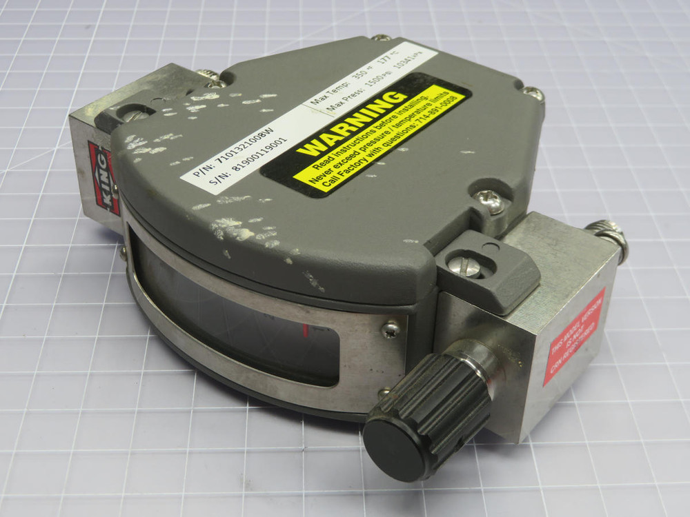 KING 7101321008W ROTAMETER FLOWMETER T209169