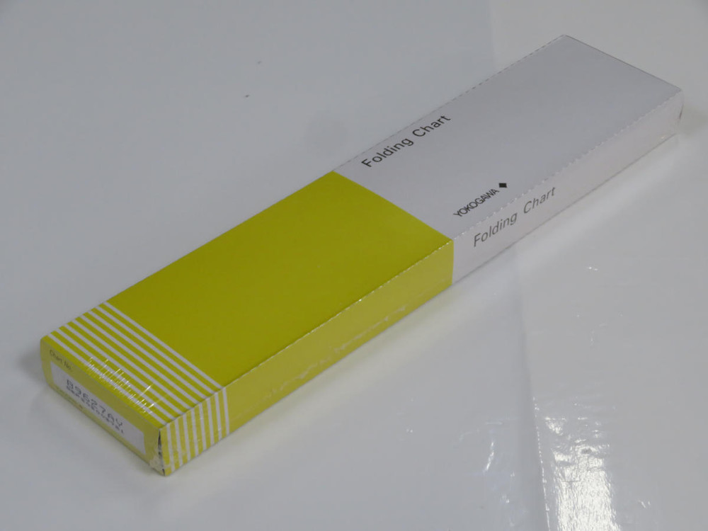 LOT OF 10 YOKOGAWA B9627AY RECORDER FOLDING CHART PAPER T209814