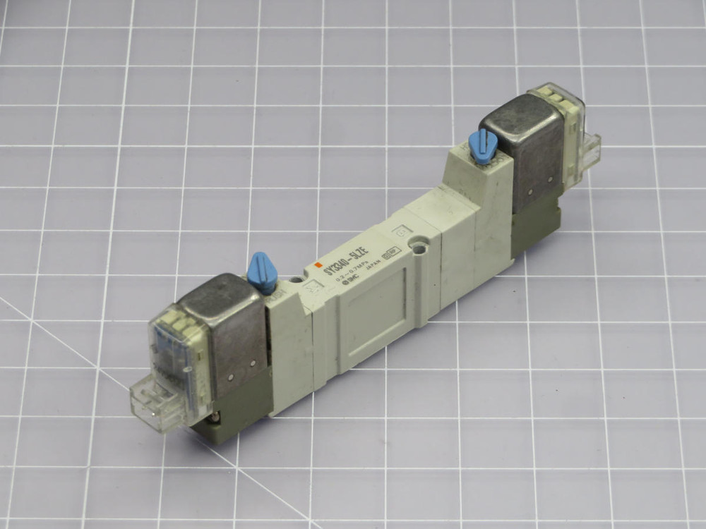SMC  SY3340-5LZE  5-Port Solenoid Valve, Base Mounted, Single Unit   For Sale