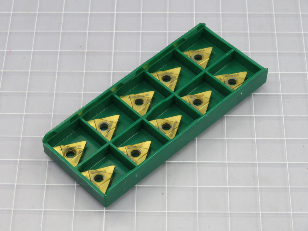 Lot of 10 Toolflo  TNMA 32 NGR W.062 GP50  Carbide Grooving Insert TiN Finish  For Sale