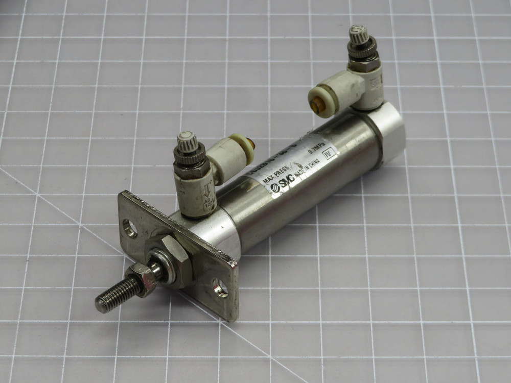 Lot of 4 SMC  CDJ2B16-15A-B  Round Body Cylinder  For Sale