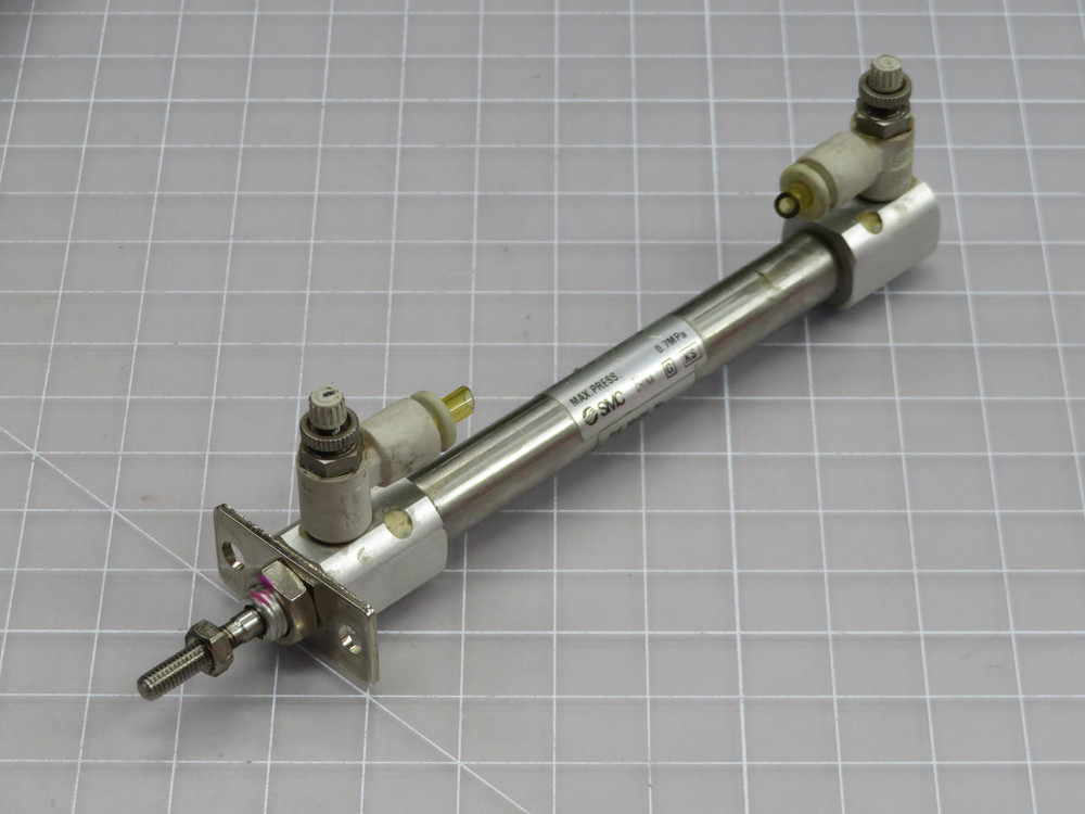 Lot of 11 SMC  CDJ2B10-60A-B  Pneumatic Double Acting cylinder  For Sale