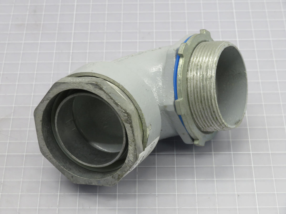 Lot of 5 CROUSE HINDS  LT-20090 CM20 90 DEGREE ELBOW ALUMINUM 2IN CONDUIT FITTING  For Sale