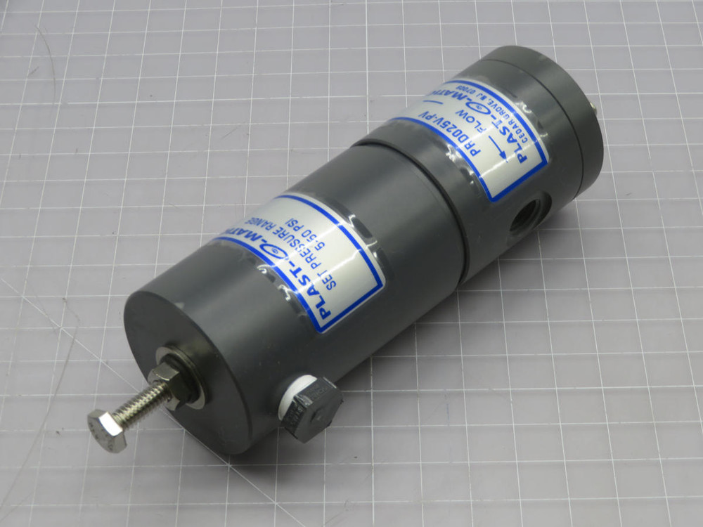 Plast-O-Matic  PRD025V-PV  Pneumatic Pressure Regulator  For Sale
