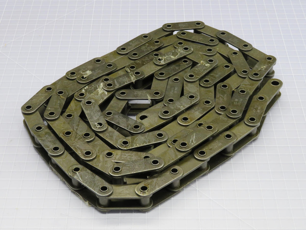 LOT OF 10FT HOLLOW PIN C-2060H HEAVY-DUTY ROLLER CHAIN T210819