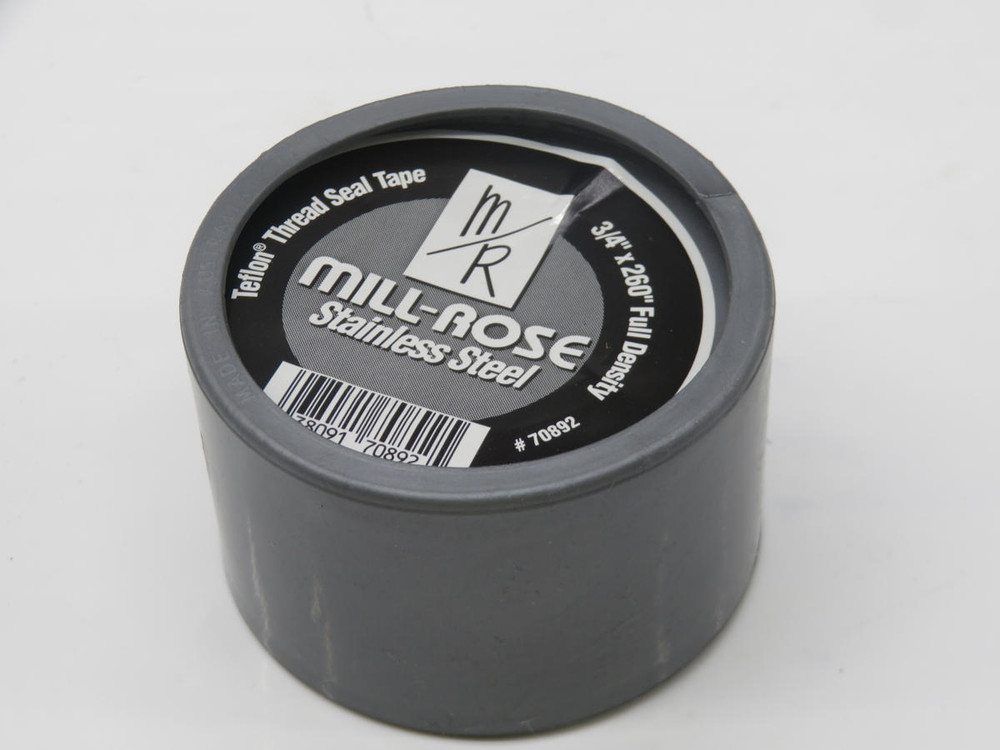 LOT OF 6 TEFLON 70892 MILL ROSE STAINLESS STEEL THREAD SEAL TAPE T212395