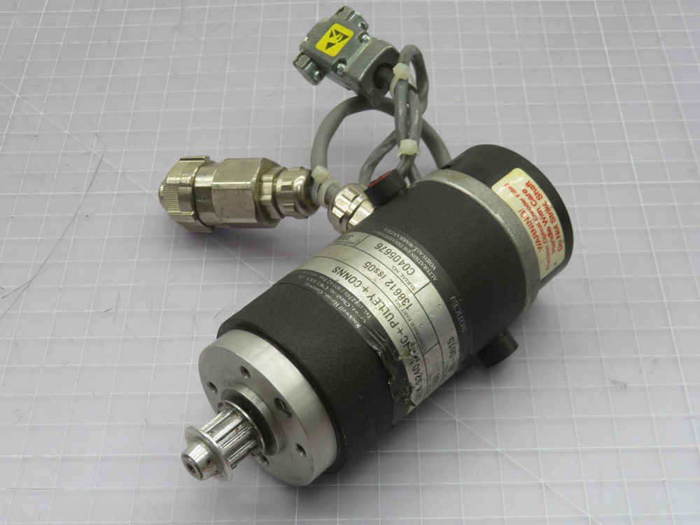 ROCKWELL DEK S240+ENC+PULLEY+CONNS MOTOR ENCODER T215655