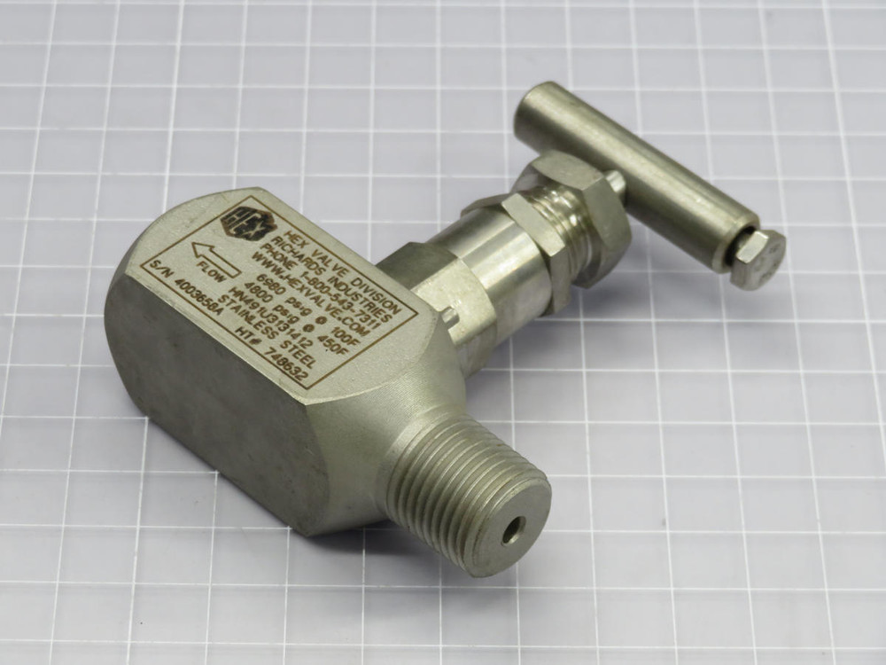 Hex Valve   HN491U3131412  Manual Stainless Needle Valve   For Sale