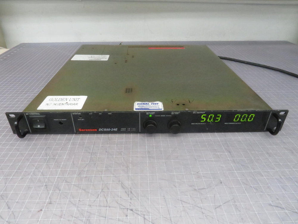 Sorensen  DCS50-24E  DC Power Supply 0-50V,0-24A  For Sale