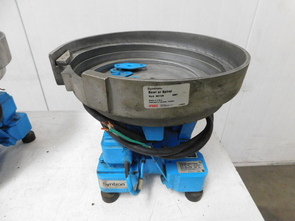 Syntron  EB00-D  Vibratory  magnetic parts bowl feeder , 6-1/2" in.  For Sale