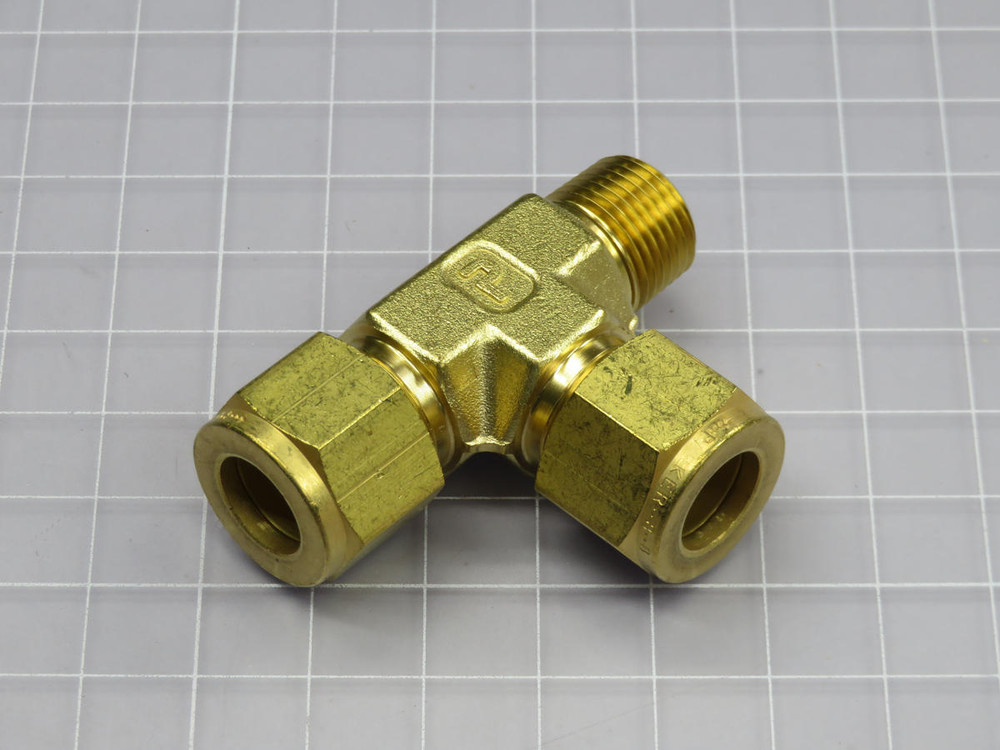 5  Parker  8MRT6N-B  A-Lok NPT Male Run Tee  For Sale