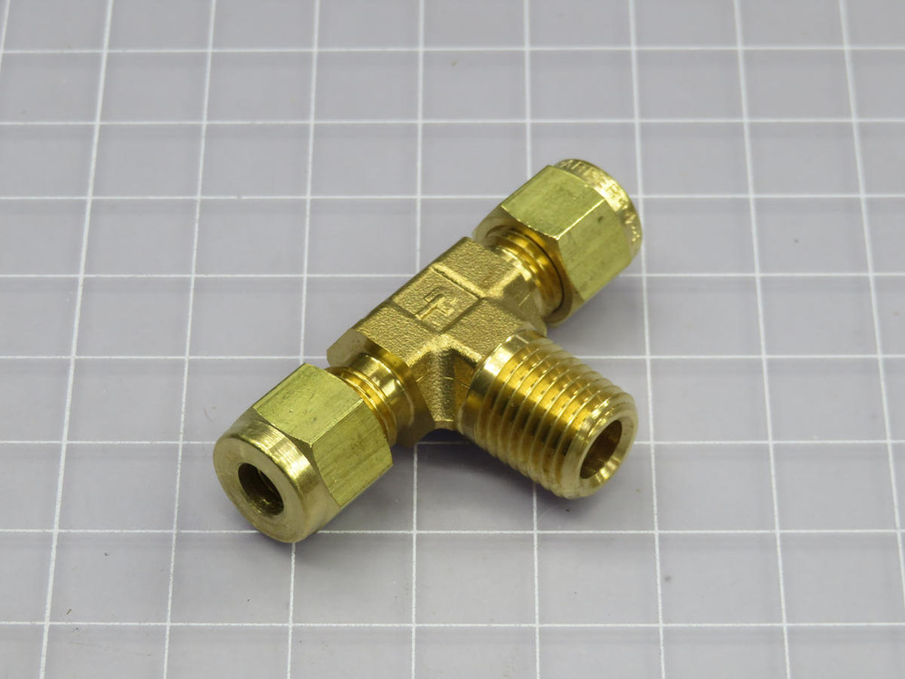 Lot of 20 Parker  4MBT4N-B  A-LOK Inch Tube NPT Male Tee  For Sale