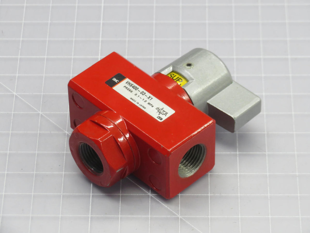 SMC  VHS400-03-X1  HAND VALVE
PNEUMATIC  For Sale