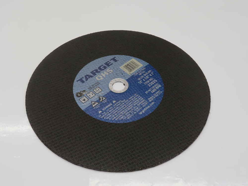 Lot of 7 TARGET QHS  23025 BLUE QHS-MS STEEL CUTTING DISC  For Sale