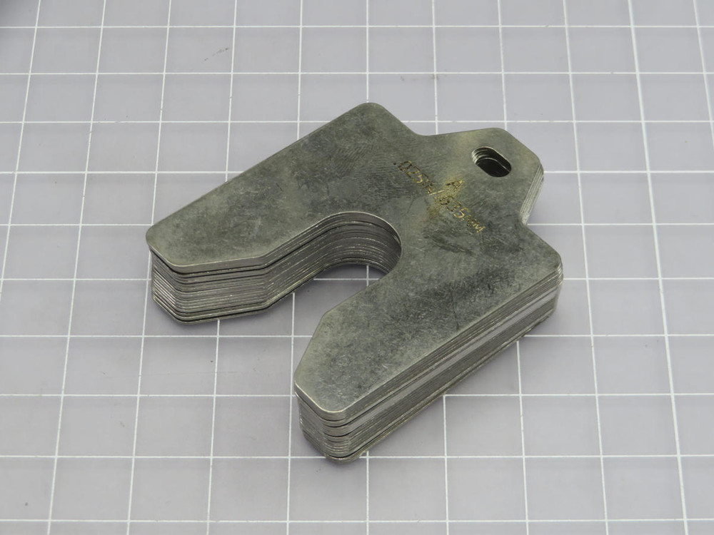 Lot of 20 MAUDLIN PRODUCTS  MSA025  SLOTTED SHIM STOCK STAINLESS STEEL  For Sale
