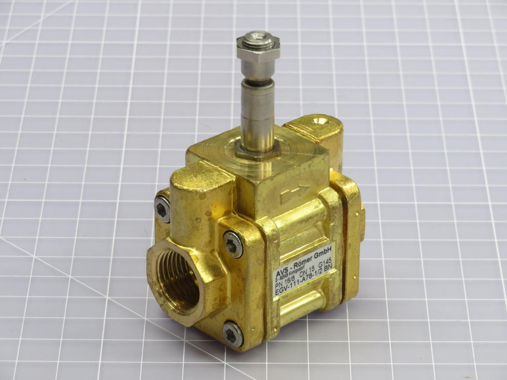 AVS ROMER  EGV-111-A78-1/2 BN  SOLENOID VALVE  For Sale