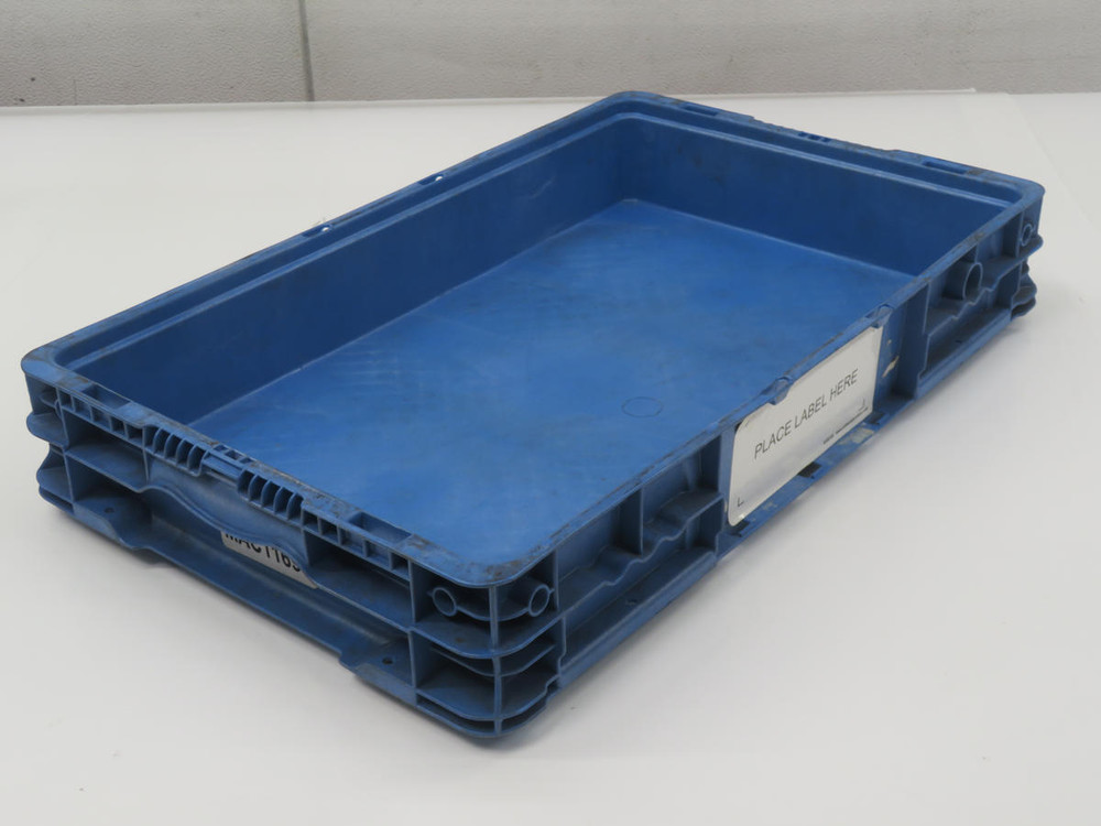 Lot of 70     Blue Commercial Tray Bins 24x12x3.5   For Sale