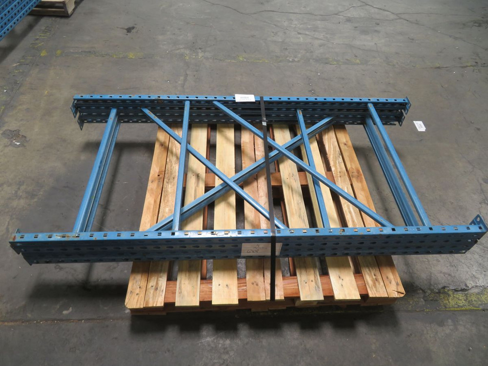 Lot of 4     PALLET RACK UPRIGHT 6FTX36IN  For Sale