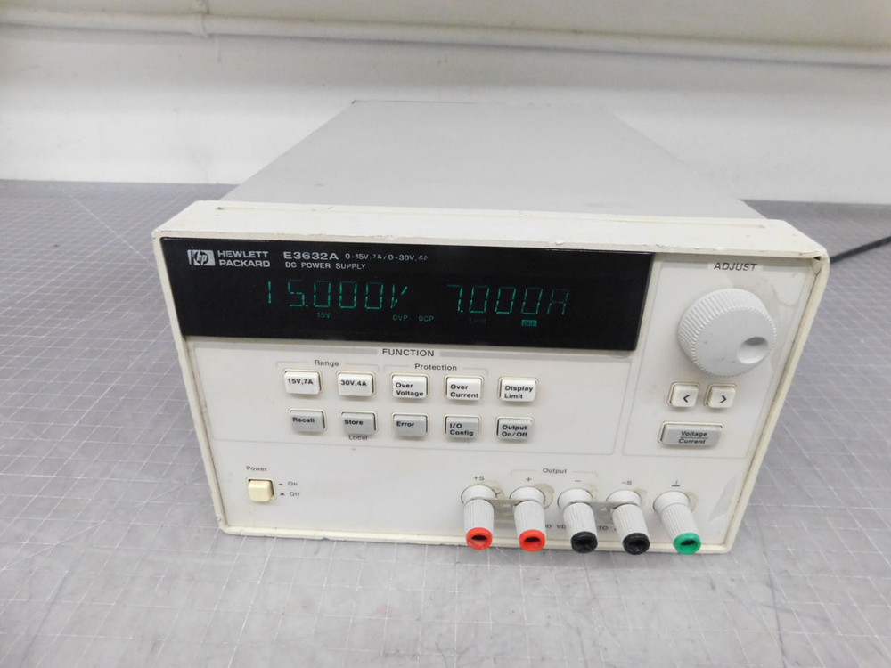 HP  E3632A  DC Power Supply 0-15V,7A/0-30V,4A  For Sale